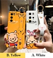 Handmade ホワイト イエロー Winnie 電話番号 Case for iPhone 678 s Plus se x XS Max XR 11 Pro Max コスプレ