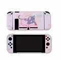 Cute Japanese Cat Neko Pink Nintendo Switch Protection Cover - TPU