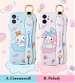 Handmade Blau Rosa 3D Japanese Hund Melody Telefon Case for iPhone 7 8 se plus x xr xs 11 12 mini pro max case Cosplay