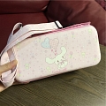 Cute Cartoon Pink Japanese Dog Melody Nintendo Switch Carrying Case - 12 Game Cards Holding