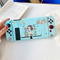 Blue Snow White Switch Shell Protection Cover TPU