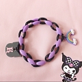 Pink Black Kuro Rabbit Necklace