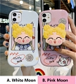 Handmade White Pink Sailor Moon Phone Case for iPhone 78 Plus s X XS XR XSmax 11 Pro Max