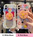 Handmade White Pink Sailor Moon Phone Case for iPhone 78 Plus se2 X XS XR XSmax 11 12 13 mini Pro Max