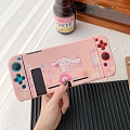 Pink Japanese Dog Cartoon Gamer Switch Shell Protection Cover TPU