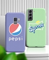Handmade 녹색 자 빨간 Soft Drinks Funny 전화 Case for Samsung S89 10 Plus 코스프레