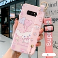 Handmade Purpura Rosado Japanese Perro 3D Teléfono Case for Samsung S6789 10 21 y Nota 589 10 y A7 A20e y C579 Cosplay
