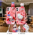 Handmade Rosa Melody Kitty 3D Telefono Case for Samsung S20 FE Plus Ultra e A12 31 42 51 71 Cosplay