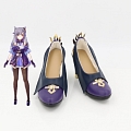 Keqing Shoes (3rd, Purple Open) from Genshin Impact