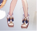 Princess Connect! Re:Dive Kyaru chaussures (Blanc)
