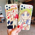 Handmade белый розовый Sailor Moon Chibi Glitters Телефон Case for iPhone 78 Plus X Xs XR XsMax 11 Pro Max Косплей