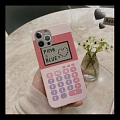 Handmade Funny розовый Calculator 3D Телефон Case for iPhone 78 Plus se2 X Xs XR XsMax 11 12 mini Pro Max Косплей