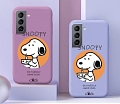 Handmade белый красный розовый синий Пурпурный зеленый Snoopy Телефон Case for Samsung S21 Plus Ultra Косплей