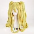 Meari Saotome Wig (Long, Pony Tails, Yellow, Curly) from Kakegurui