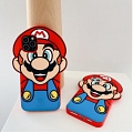 Handmade красный синий Mario 3D Телефон Case for iPhone 678 s Plus se2 X Xs XR XsMax 11 12 mini Pro Max Косплей