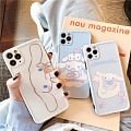 Handmade белый синий Japanese Dog Телефон Case for iPhone 78 Plus se2 X Xs XR XsMax 11 12 mini Pro Max Косплей