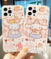 Handmade White Glitters Japanese Dog 3D Phone Case for iPhone 78 Plus se2 X Xs XR XsMax 11 12 mini Pro Max