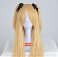 Fischl Wig (2nd, Long Curly Blonde, Pony Tails) from Genshin Impact