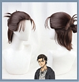 Eren Wig (Final, 3rd, Short Brown, Pony Tail) from Attack On Titan