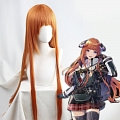 Bagpipe Wig (Long Straight Orange) from Arknights