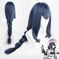 Astesia Wig (Long Straight Blue, Braids) from Arknights