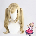 BanG Dream! Arisa Ichigaya Perruque (Poppin'Party, Long Blonde, Twin Pony Tails)