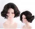 Alcina Dimitrescu Wig (2nd, Short Curly Black) from Resident Evil