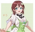 Emma Verde Cosplay Costume from Love Live