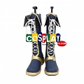 Cosplay Medium Blue Golden Boots (208)