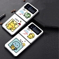 Handmade Pokémon Blanco Teléfono Case for Samsung Galaxy Z Flip 3 4 5 Cosplay