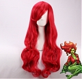 Batman Poison Ivy Peruca (2nd, Long Curly Red)