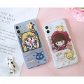 Handmade Japanese Marin Moon Sakura Anime Filles Clear Transparent Téléphone Case for iPhone 78 Plus se2 X Xs XR XsMax 11 12 13 mini Pro Max Cosplay
