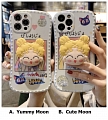 Handmade Japanese Yummy Cute Marin Moon Anime Filles Blanc 3D Téléphone Case for iPhone 78 Plus se X XS XR XSmax 11 12 13 mini Pro Max Cosplay