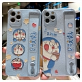 Handmade Cute Japanese Blu Gatto 3D with Cintura Telefono Case for iPhone 78 Plus se2 X Xs XR XsMax 11 12 13 mini Pro Max Cosplay