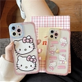 Handmade Cute Japanese Kitty Cat Animals Clear Transparent 전화 Case for iPhone 78 Plus se2 X Xs XR XsMax 11 12 13 mini Pro Max 코스프레