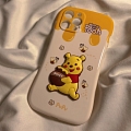 Handmade Cute Winnie Honig Welcome Animals Weiß Gelb 3D Telefon Case for iPhone 78 Plus se2 X Xs XR XsMax 11 12 13 mini Pro Max Cosplay