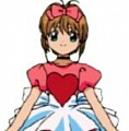 Cardcaptor Sakura Sakura Kinomoto Costume (Red Wonderland Heart)
