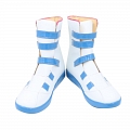 Cosplay Short White Blue Shoes (815)