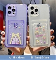 Cute Cartoon Japanese Marinaio Moon Clear Telefono Case for Samsung Galaxy S 6 7 8 9 10 20 21 22 23 24 Plus Ultra e Nota 8 9 10 20 Plus Ultra e A Series Cosplay