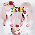 Cosette Wig (Curly, Medium, Pink) from Takt Op