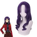 Katsuragi Misato Wig (Long, Curly, Purple, 3rd) from Neon Genesis Evangelion