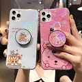 Bear Piglet Dogs 3D Animals Holder Pink Yellow Red Phone Case for Samsung Galaxy S 6 7 8 9 10 20 21 Plus Ultra and Note 8 9 10 20 Plus Ultra and A Series