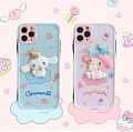Japanese Branco Dog 3D Animals Azul Telefone Case for Samsung Galaxy S 6 7 8 9 10 20 21 22 23 24 Plus Ultra e Note 8 9 10 20 Plus Ultra e A Series Cosplay