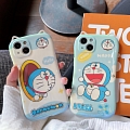 Japanese Azul Gato Animals 3D Ears Blanco Teléfono Case for iPhone 78 Plus X Xs XR XsMax 11 12 13 Pro Max Cosplay