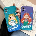 Japanese Girl Milky Alice Mermaid Blue Purple Phone Case for iPhone X Xs XR XsMax 11 12 13 Pro Max