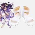 Twisted Wonderland Leona Kingscholar Sapatos (Branco)