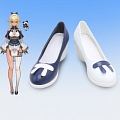 Virtual Youtuber Shiranui Flare Sapatos (White Blue)