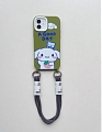 Japanese белый Dog Animals with Band зеленый Телефон Case for iPhone 7 8 Plus X Xs XR XsMax 11 12 13 Pro Max Косплей