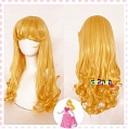 Princess Aurora Wig (Long Yellow Curly, T047) from Sleeping Beauty