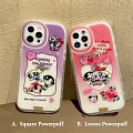 Fighting Power Girls Пурпурный розовый Clear Colorful Телефон Case for iPhone 7 8 Plus X Xs XR XsMax 11 12 Pro Max Косплей